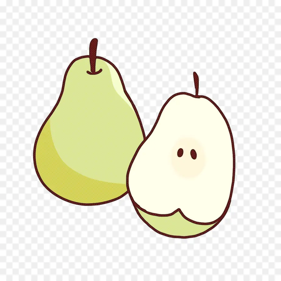 Poire Verte，Demi Poire PNG