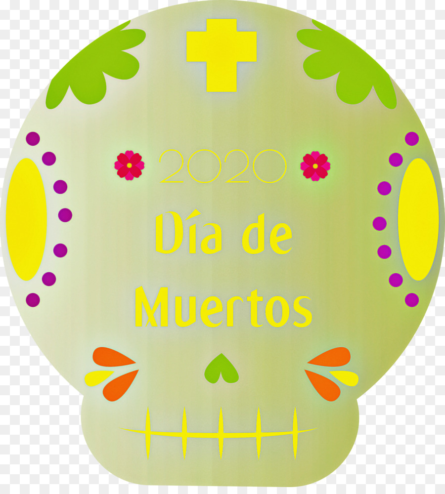 Crâne De Día De Muertos，2020 PNG