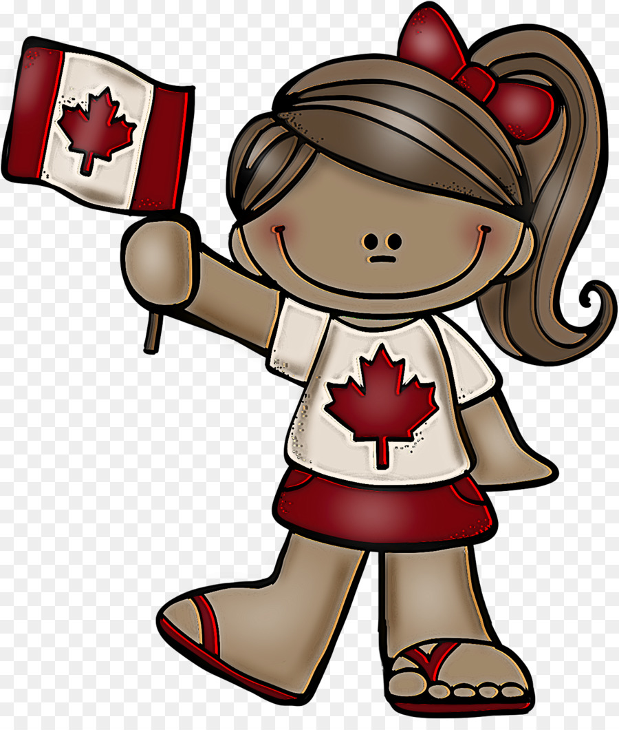 Fille Canadienne，Drapeau PNG