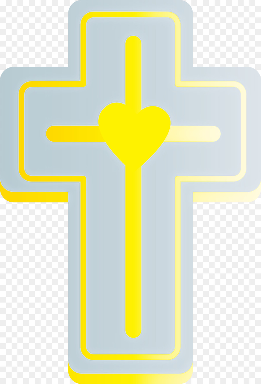 Croix，Cœur PNG