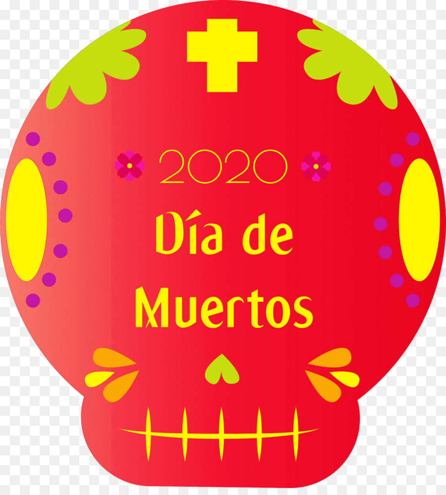 Crâne De Día De Muertos，2020 PNG