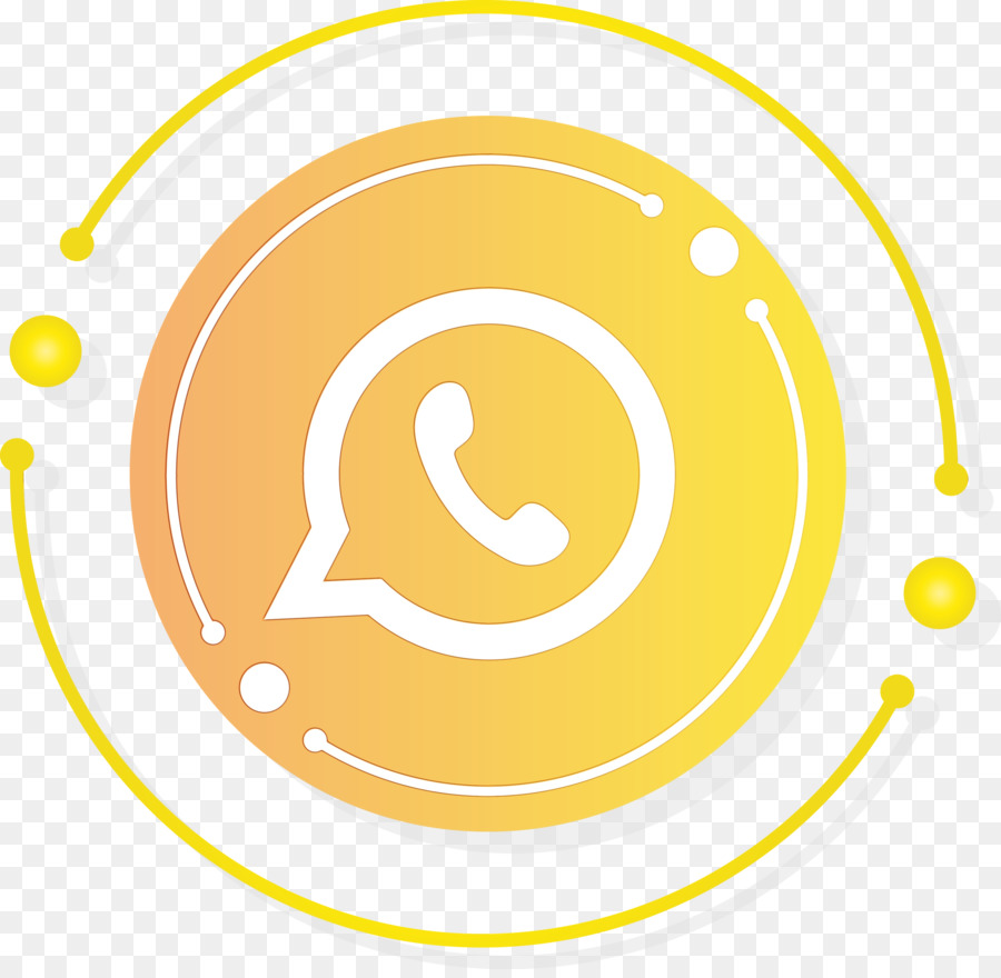 Logo Whatsapp Jaune，Messagerie PNG