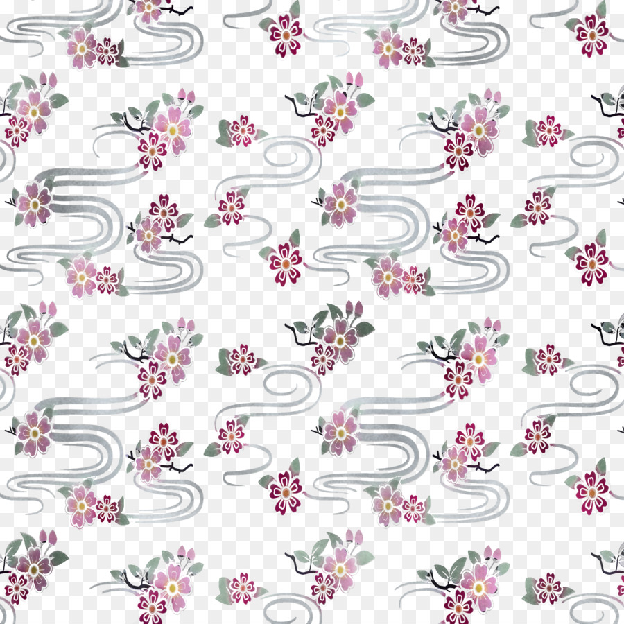 Design Floral，Textile PNG