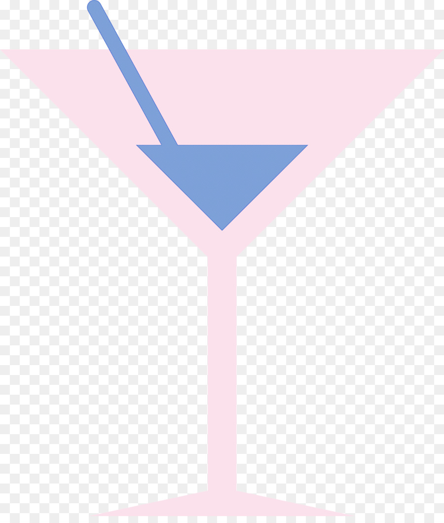 Verre à Cocktail，Paille PNG