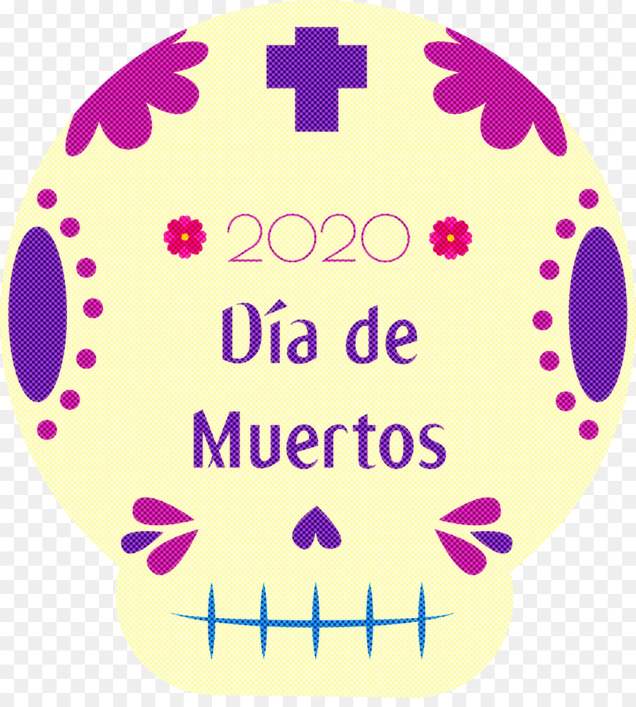 Crâne De Día De Muertos，2020 PNG