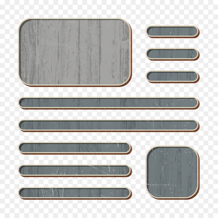 Boutons En Bois，Interface PNG