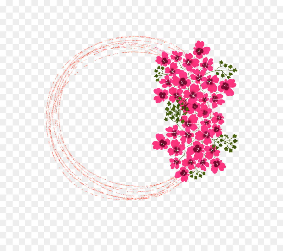 Design Floral，Cercle PNG