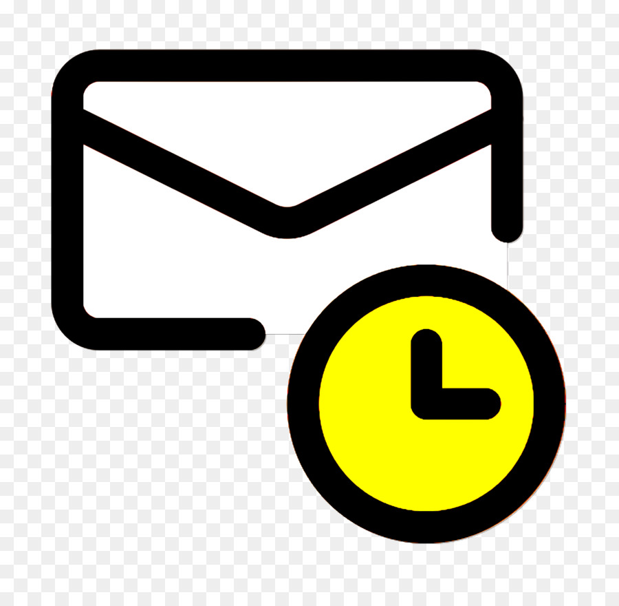 Enveloppe Avec Horloge，Mail PNG