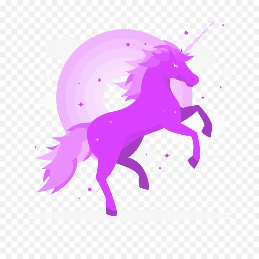 Licorne Violette，Fantaisie PNG