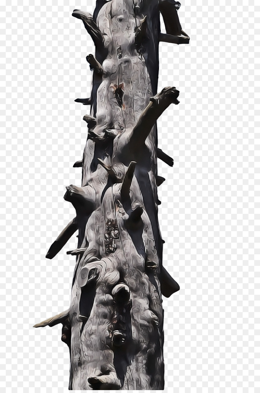 Sculpture，Arbre PNG