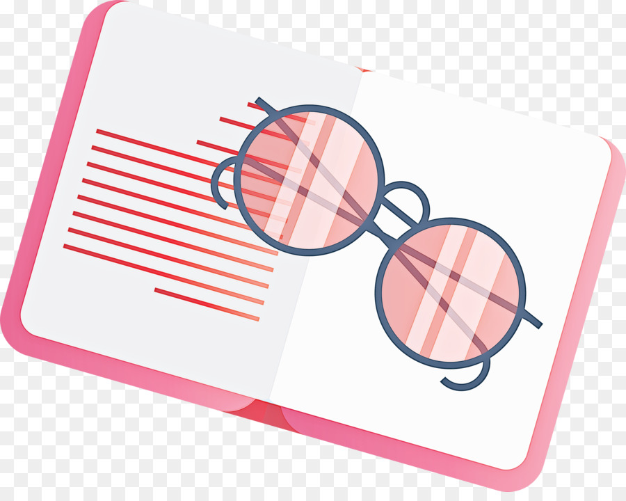 Lunettes Et Livre，En Lisant PNG