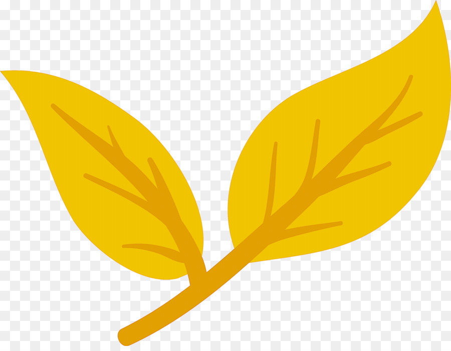 Feuille Jaune，Bifurquer PNG