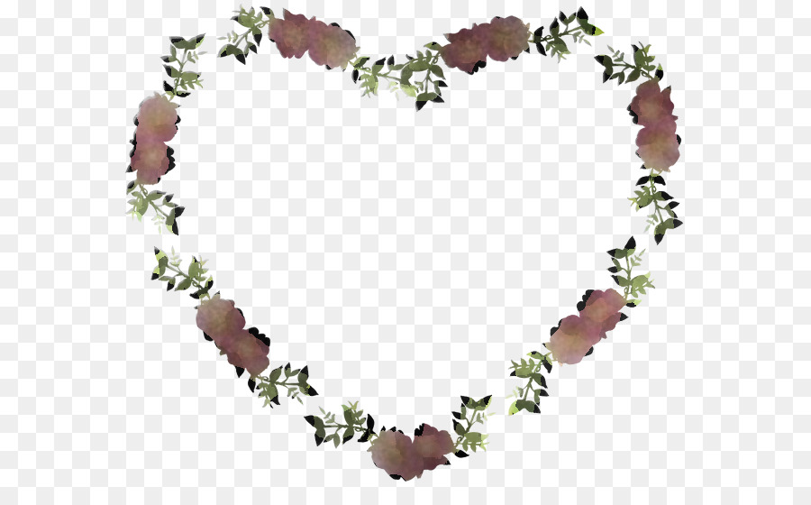 Couronne De Coeur，Fleurs PNG