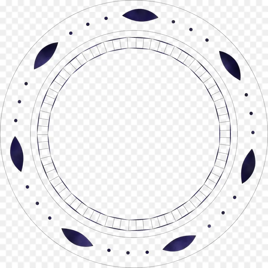 Cercle Décoratif，Modèle PNG