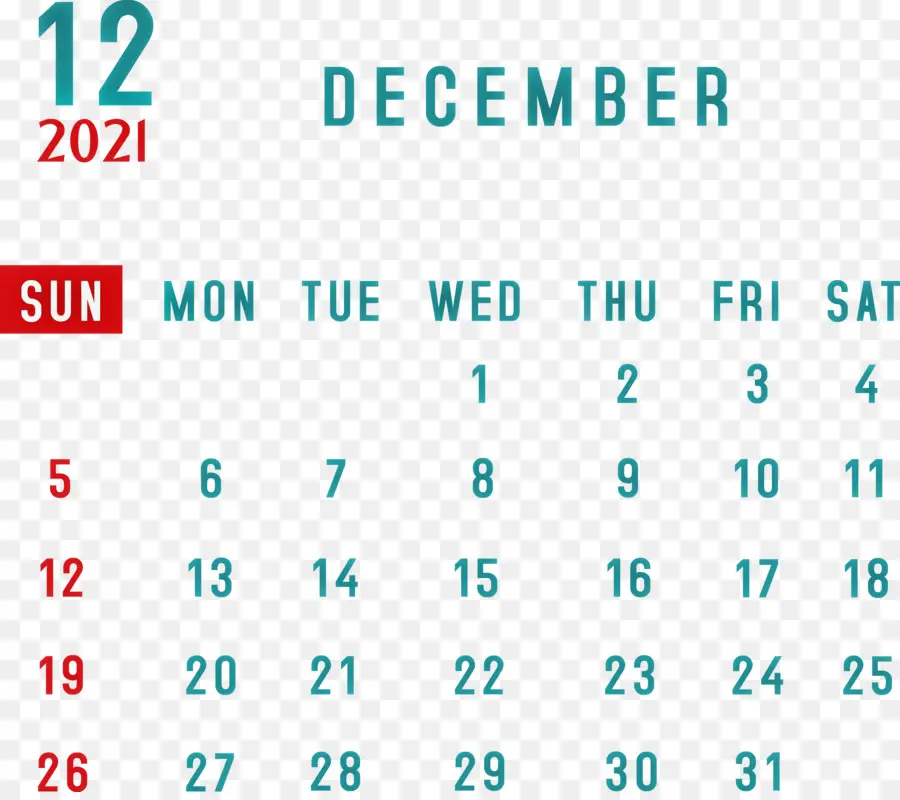 Calendrier De Janvier 2021，Date PNG