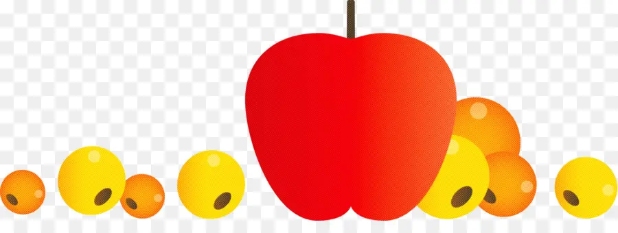 Pomme Rouge，Baies Jaunes PNG