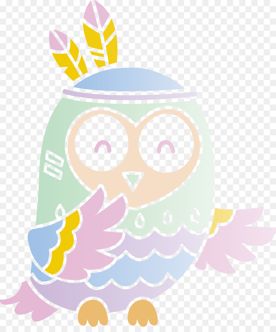 Hibou，Coloré PNG