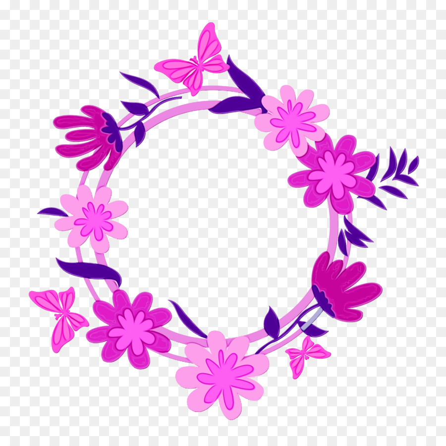 Couronne Florale，Fleurs PNG