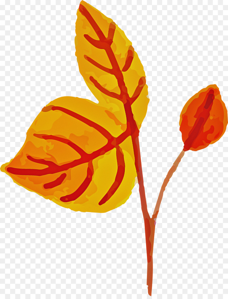 Feuille Jaune，Bifurquer PNG