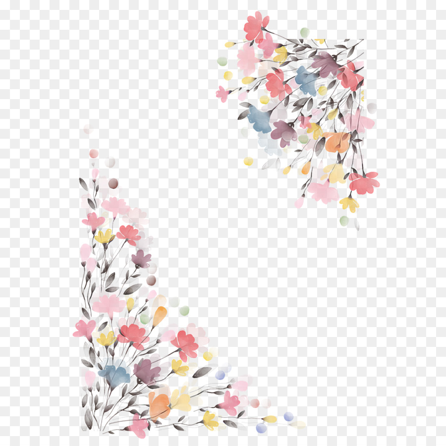 Design Floral，Les Fleurs Coupées PNG