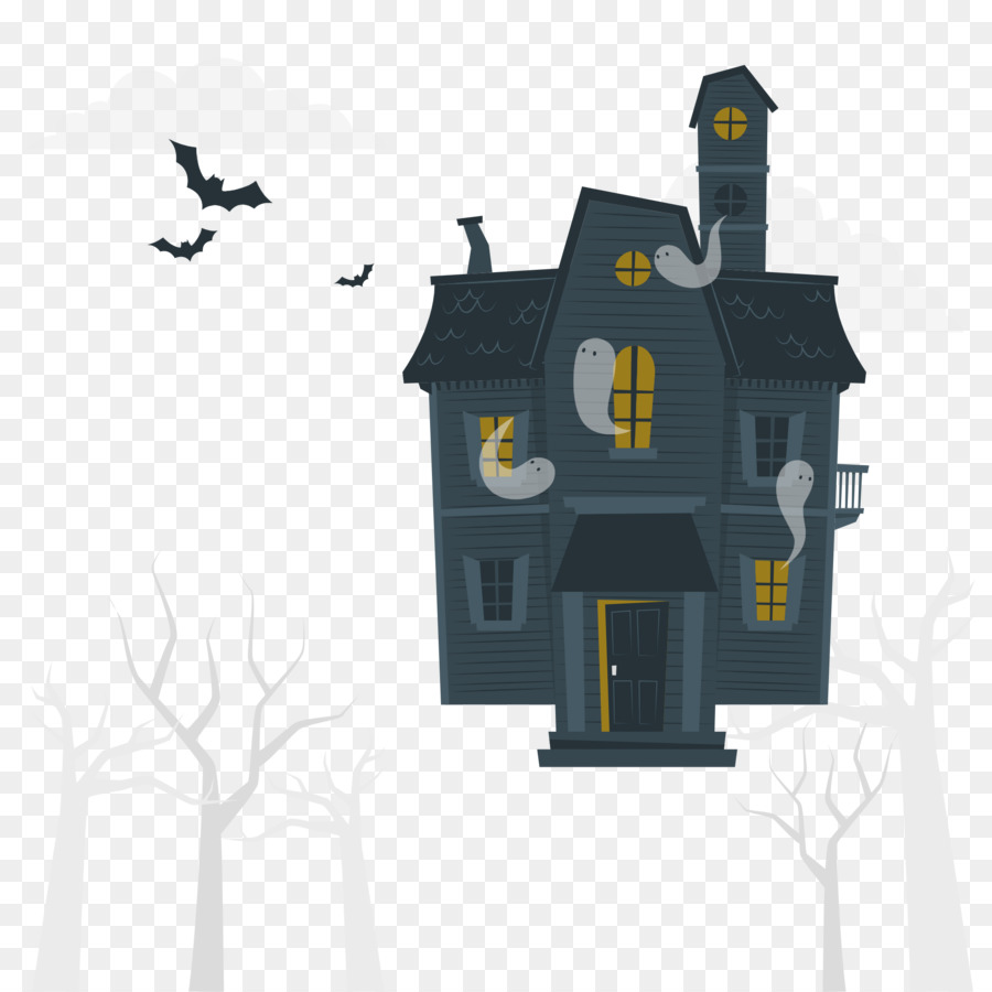 Maison Hantée，Halloween PNG