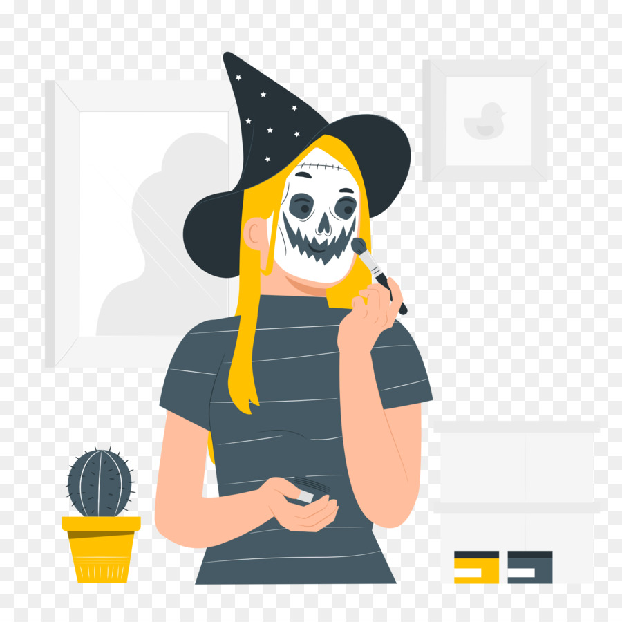 Maquillage De Sorcière，Halloween PNG