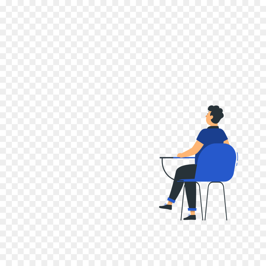 Homme écrivant，Bureau PNG