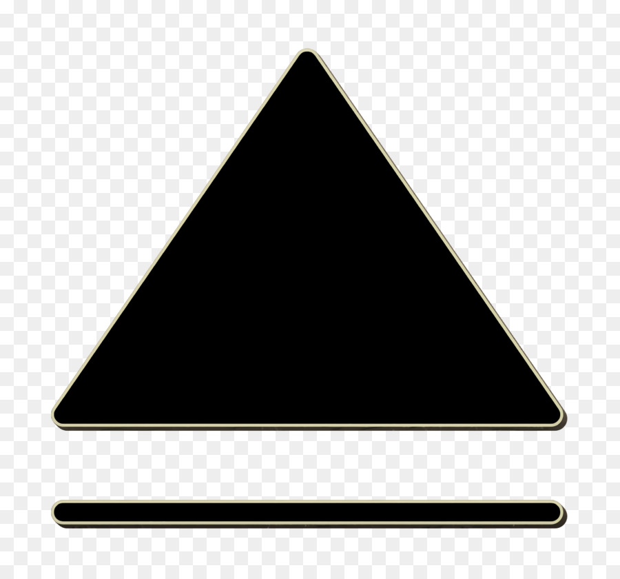 Triangle Jaune，Géométrique PNG