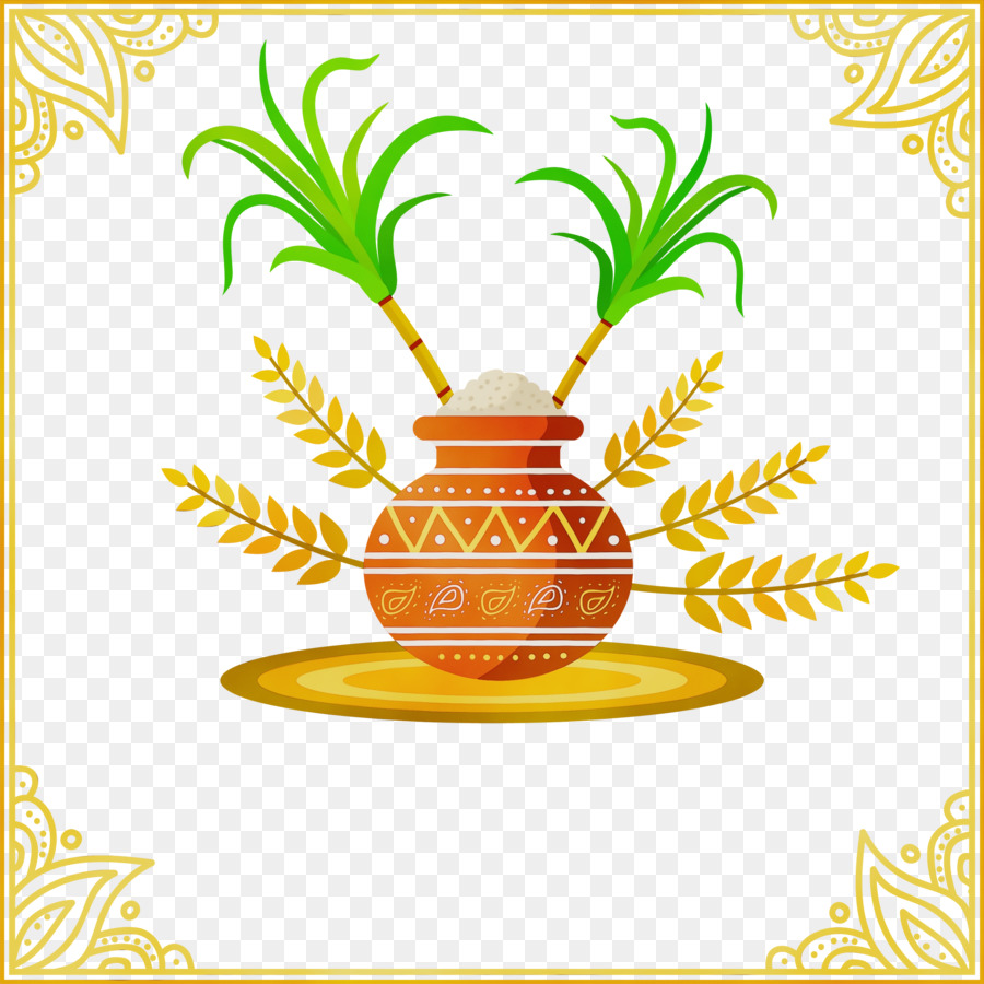 Fleur，L'ananas PNG