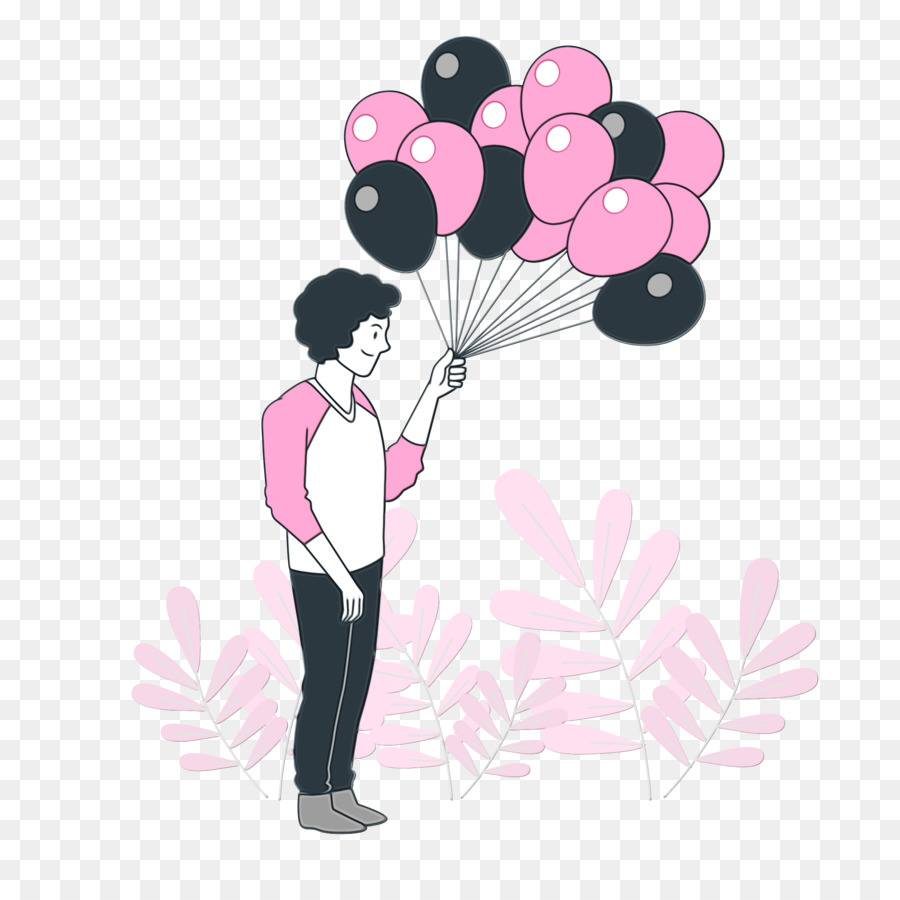 Personne Avec Des Ballons，Des Ballons PNG