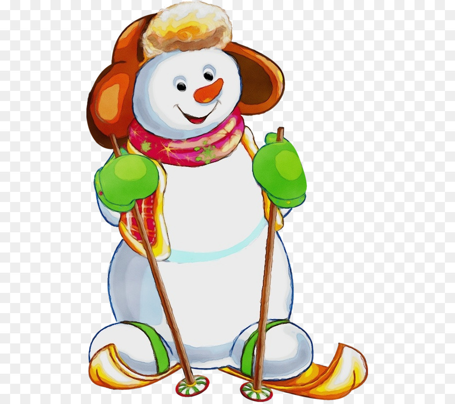 Crème Glacée，Bonhomme De Neige PNG