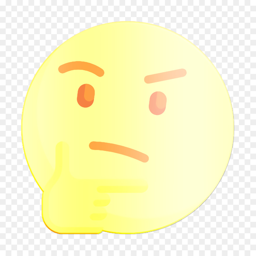 Emoji Pensant，Affronter PNG