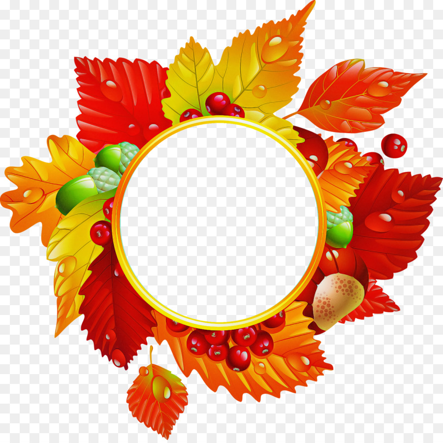 Couronne D'automne，Feuilles PNG