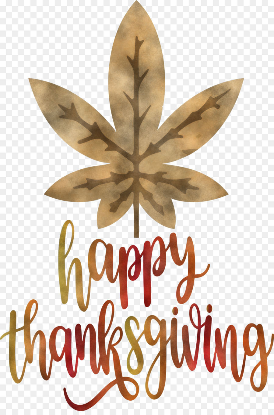 Joyeux Thanksgiving，Feuille PNG