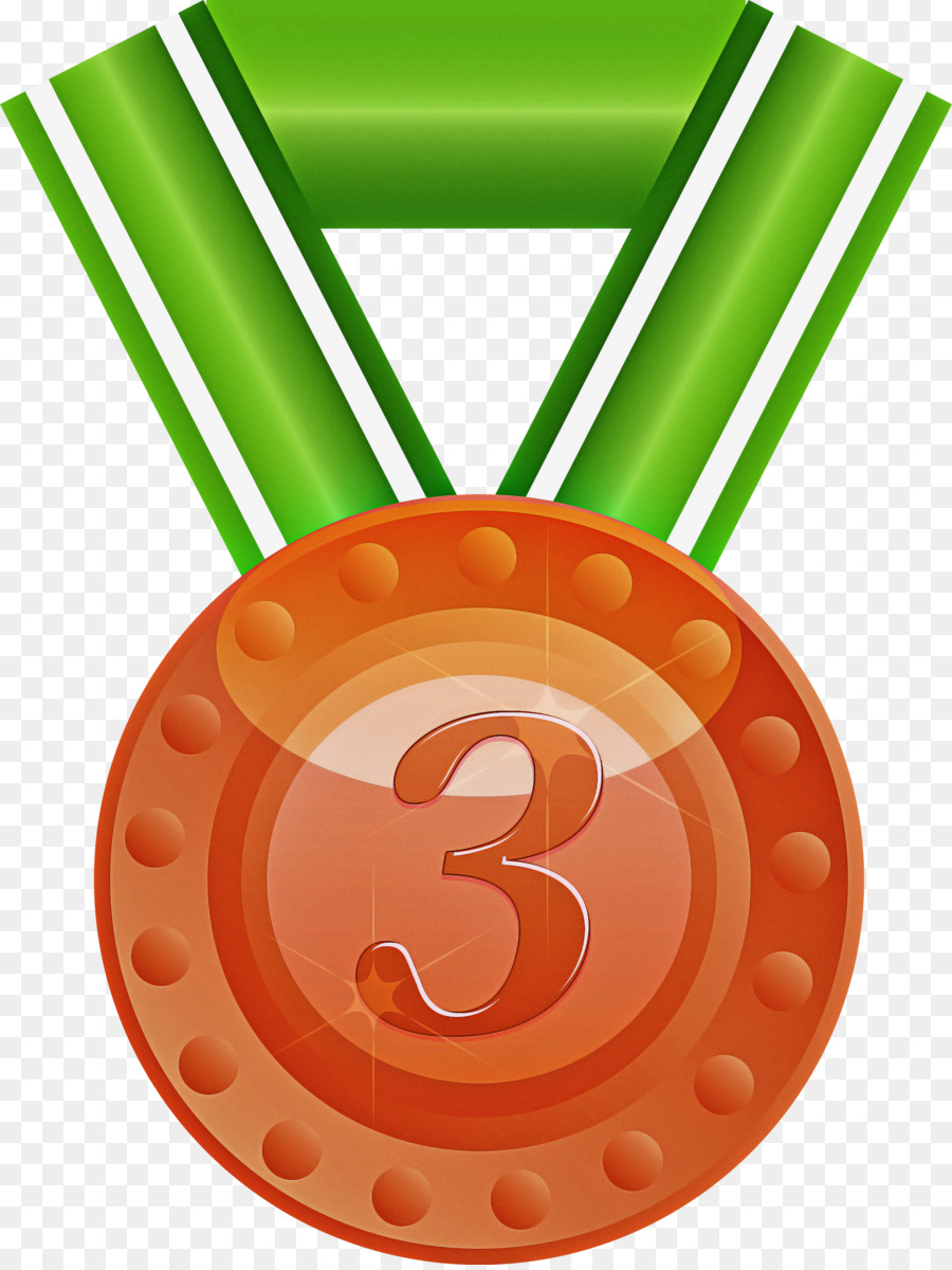 Médaille D'，Orange PNG