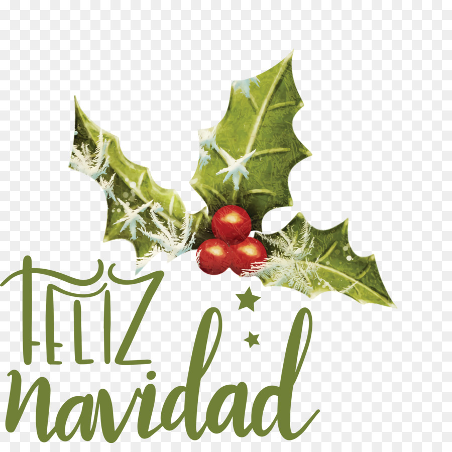 Feliz Navidad，Houx PNG