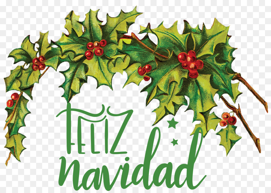 Feliz Navidad，Houx PNG