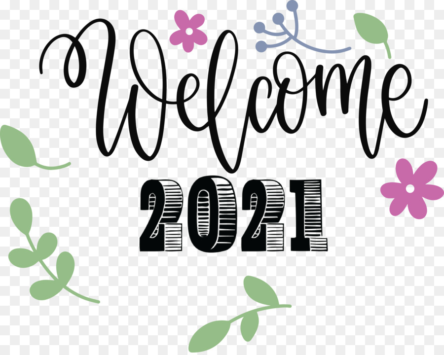 Bienvenue 2021，Nouvelle Année PNG