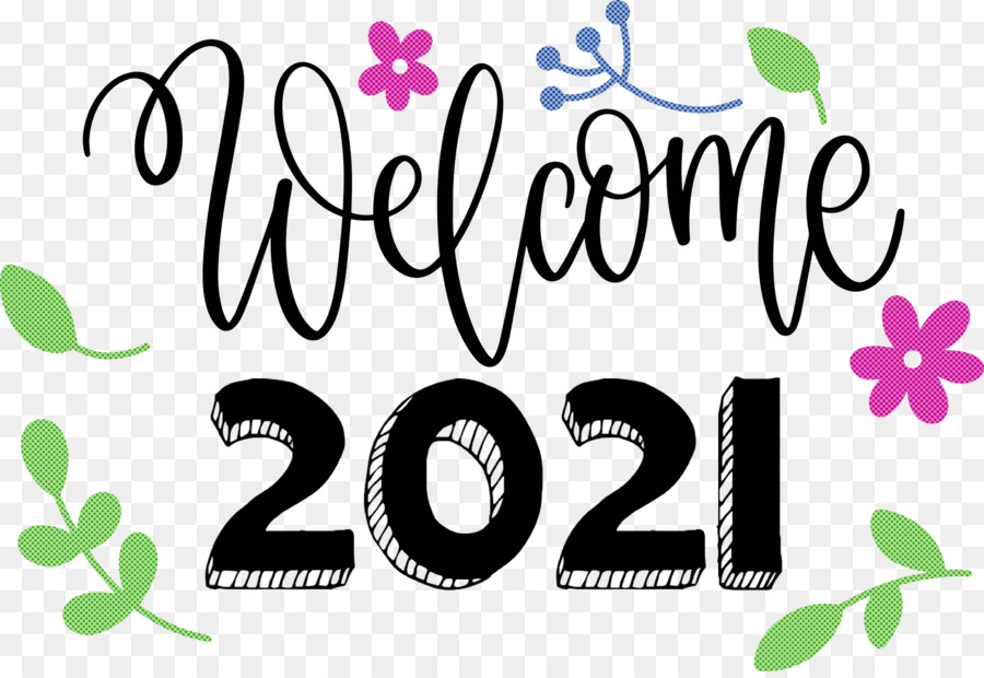 Bienvenue 2021，Nouvelle Année PNG