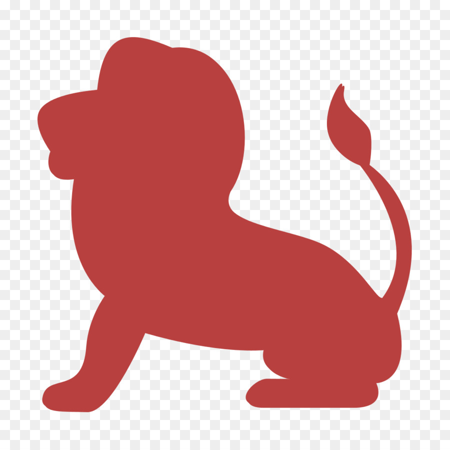 Lion Rouge，Silhouette PNG