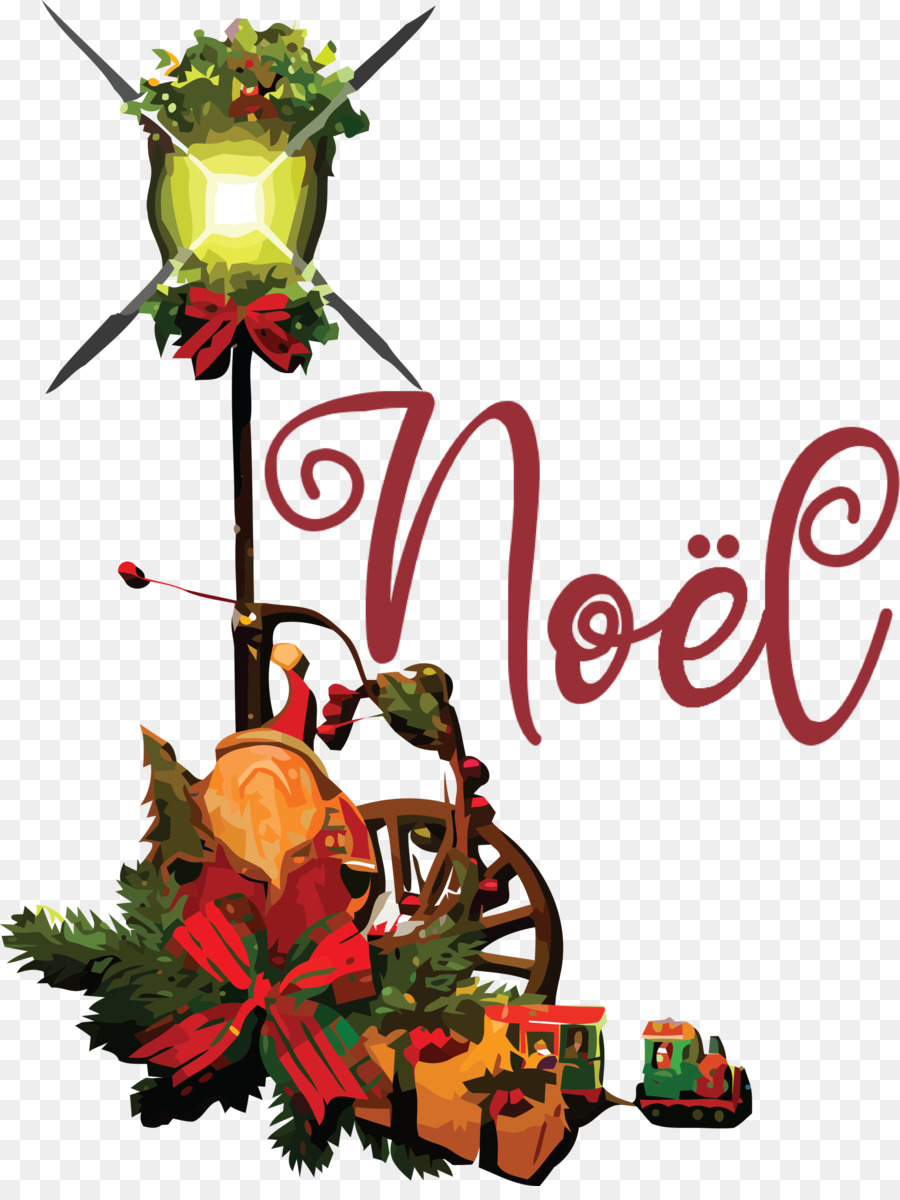 Les Fleurs Coupées，Ornement De Noël M PNG