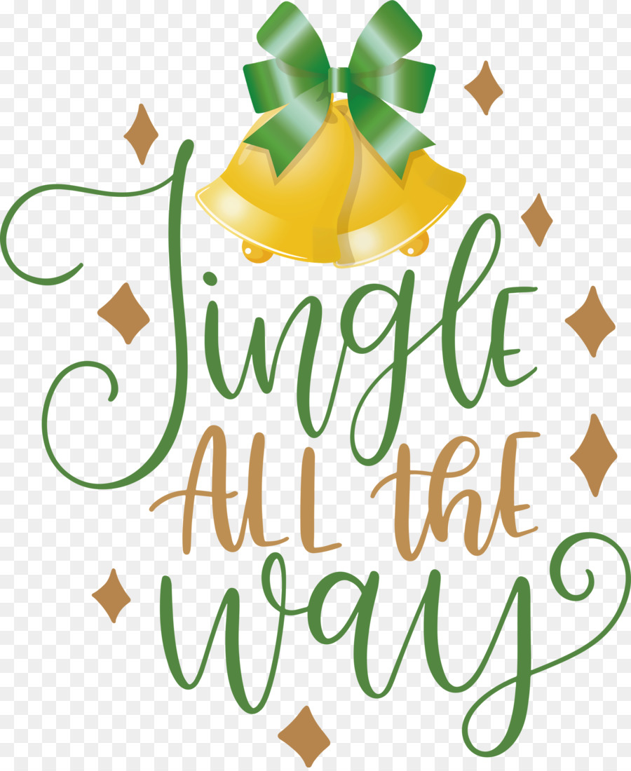 Jingle Tout Le Chemin，Texte PNG