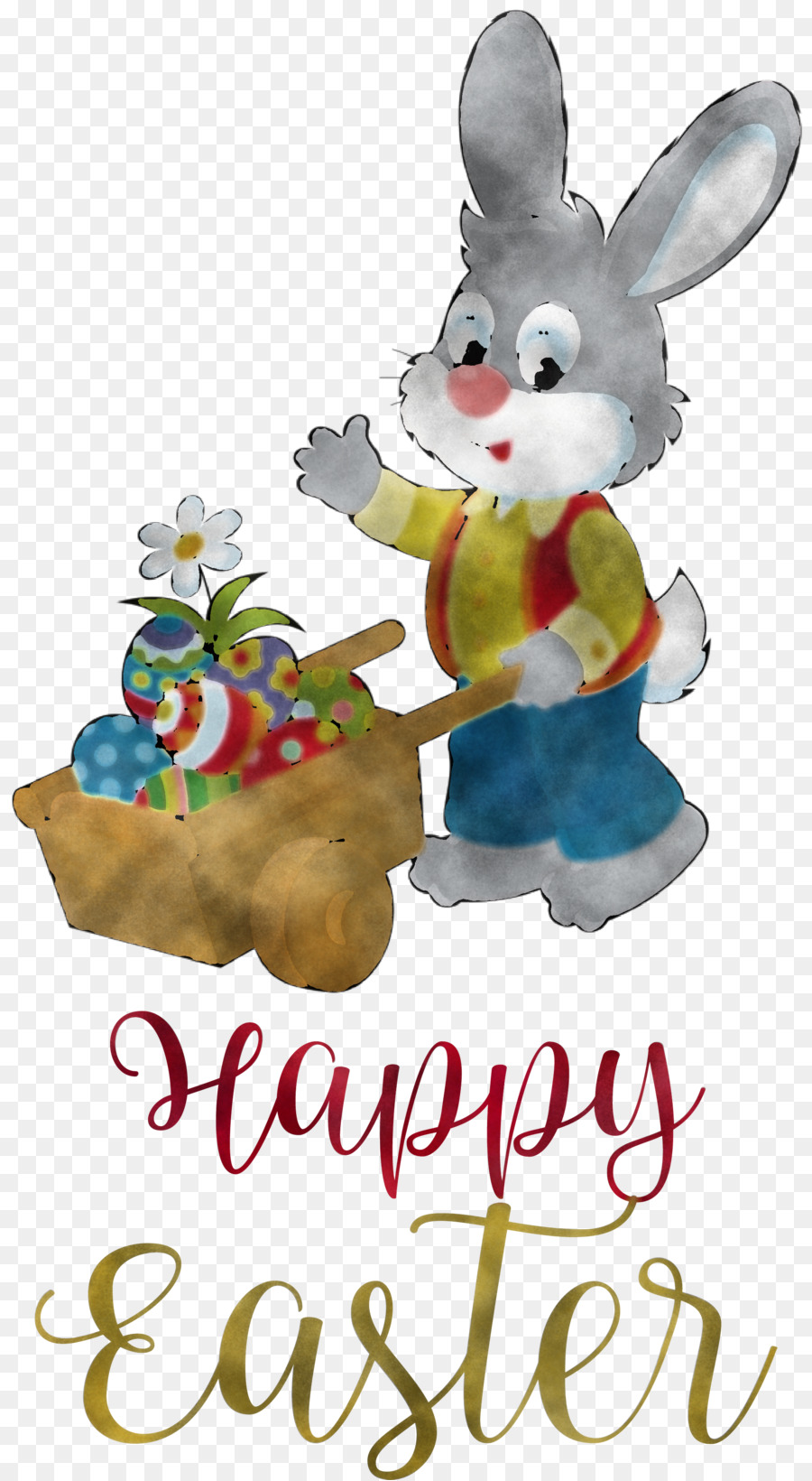 Lapin De Pâques，Panier PNG