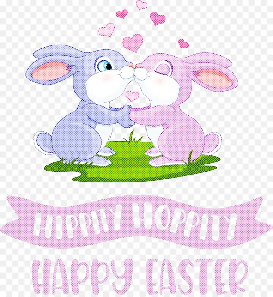 Lapins De Pâques，Hippie Hoppy PNG