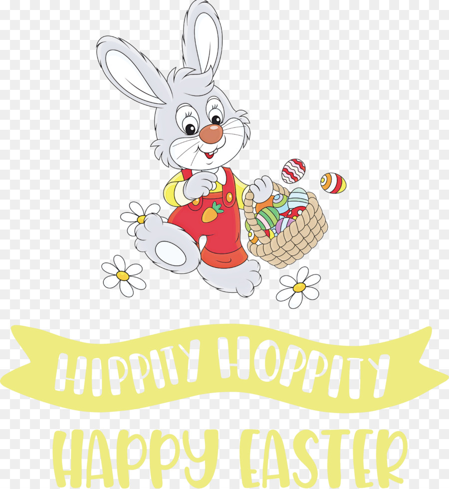 Lapin De Pâques，Panier PNG