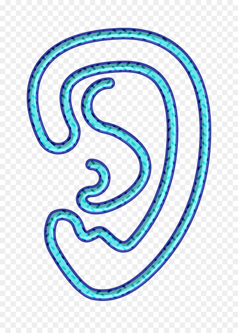 Oreille，Bleu PNG