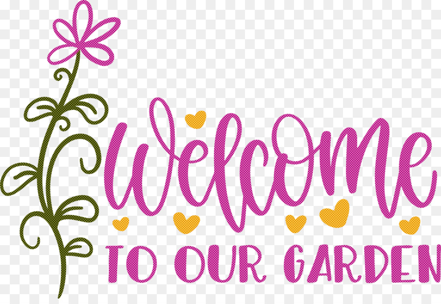 Panneau De Bienvenue Dans Le Jardin，Fleurs PNG