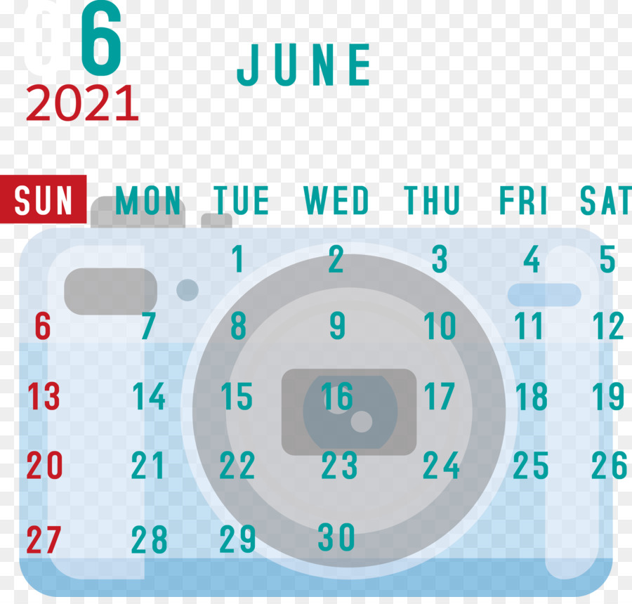 Calendrier De Juin 2021，Dates PNG