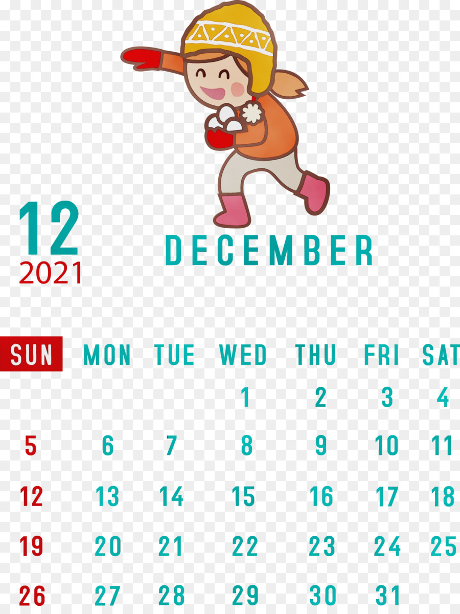 Calendrier De Décembre，Mois PNG