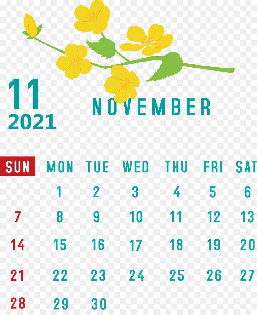 Calendrier De Novembre 2021，Date PNG